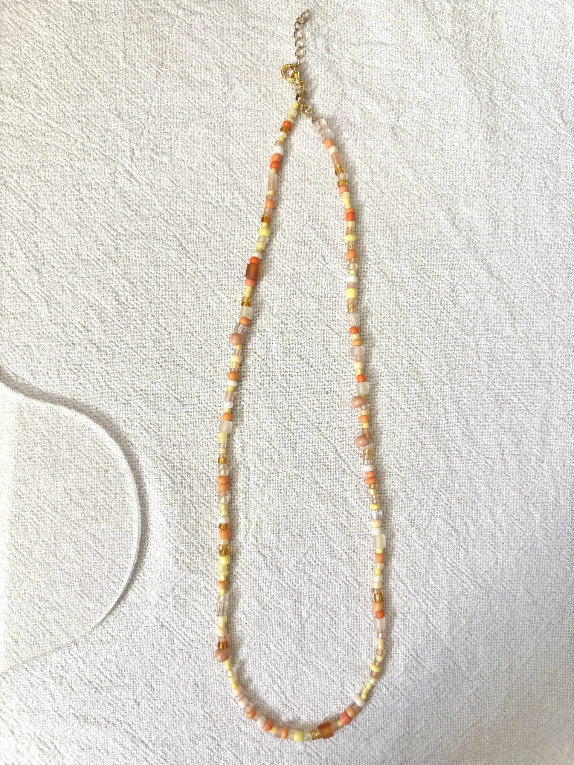 One-of-a-Kind Handwoven Beaded Necklace - Image 4